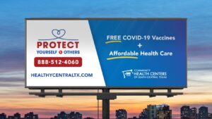 campaign billboards for Community Health Centers of South Central texas